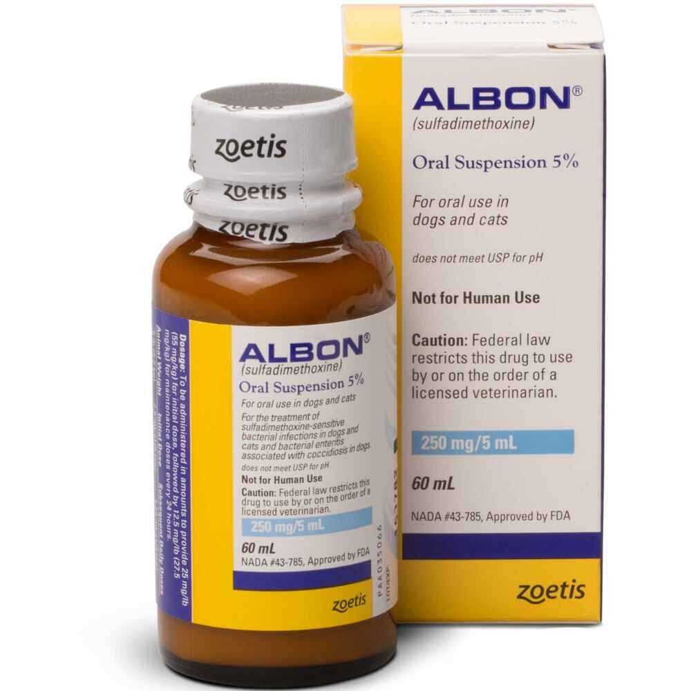 Albon 5% Oral Suspension - Pet Supplies online store