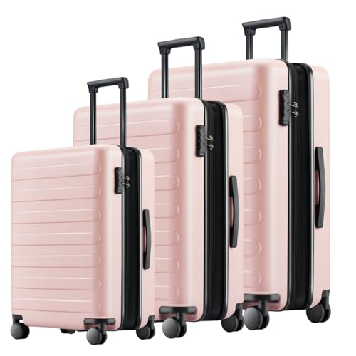 Carry on Luggage 22 X 14 X 9 Airline Approved, 20 Inch Luggage for 3-5 Days Travel, Double Spinner Wheels, Hardshell PC+ABS, TSA Lock (Blue color, Carry-on-38L-20)