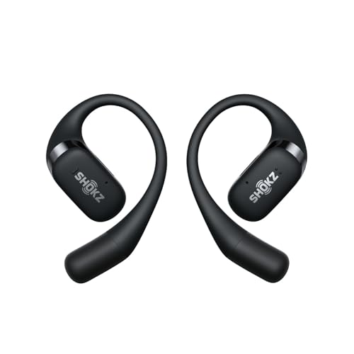 SHOKZ OpenFit Open Ear True Wireless Bone Conduction Earbuds - Black