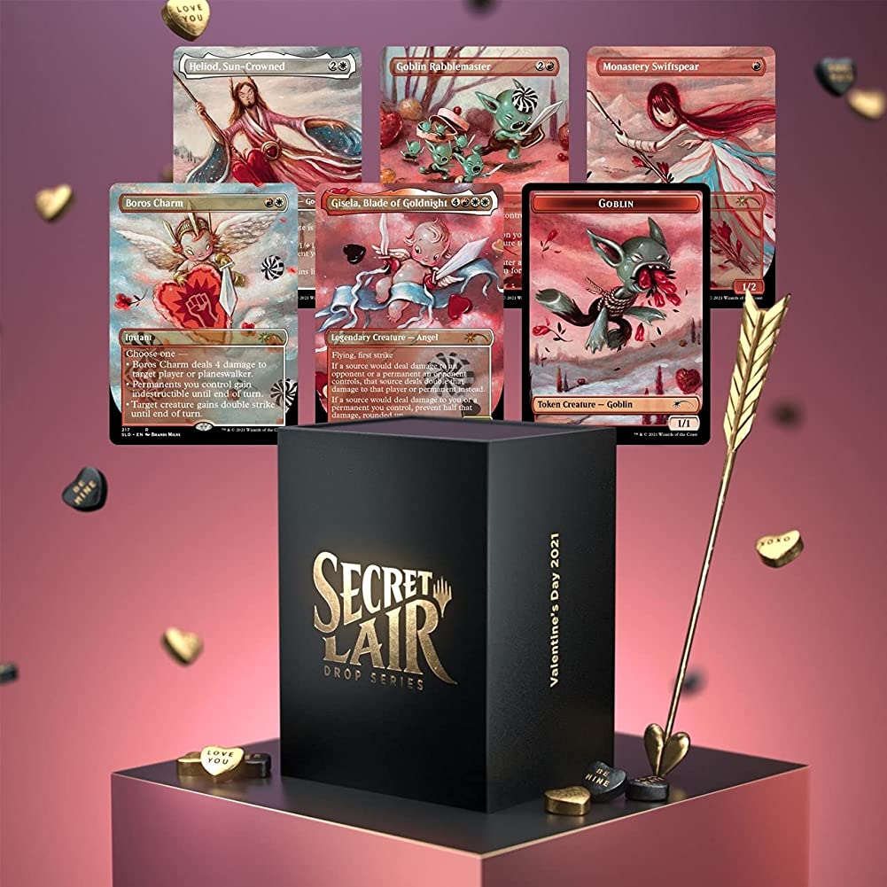 Magic TCG The Gathering Secret Lair: MTG Smitten Superdrop 2021 Valentines Day