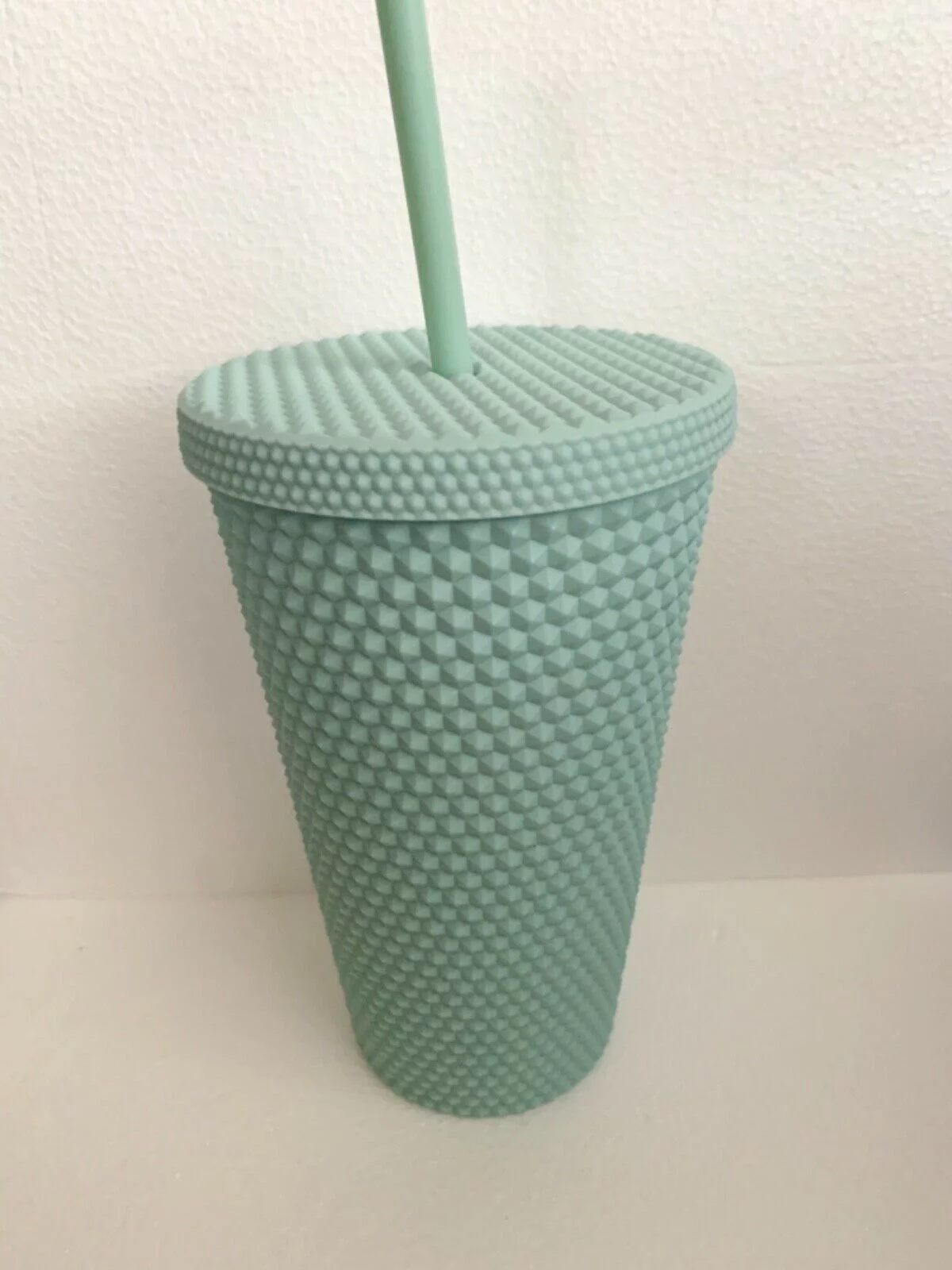 Starbucks Studded Matte Mint Green Tumbler Cold Cup, Grande 16 oz