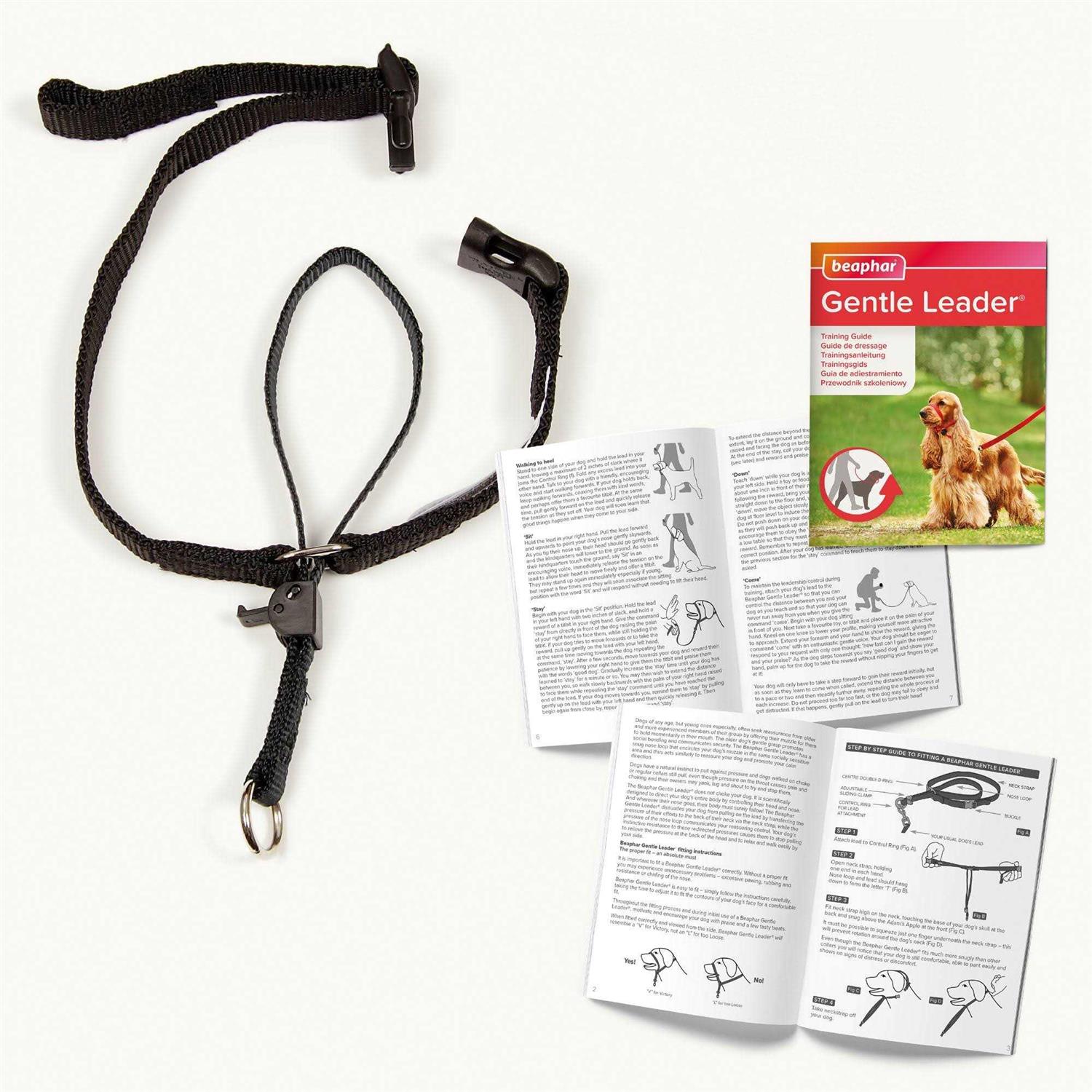 Beaphar Gentle Leader Head Collar Dogs Stops Pulling On The Lead - Pet Supplies online store