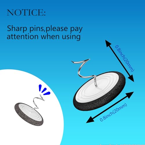 Upholstery Pins Twist for Slipcovers - Bed Skirt Pins - Furniture Pins to Hold Slipcovers（12Pack Grey blue