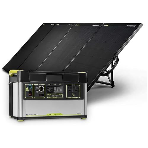 Goal Zero Yeti 1000 Core Portable Power Station, 1,000 W, Solar-Powered Generator (Solar Panel Not Included), USB-A/USB-C Ports and AC Outlets, Power for Camping
