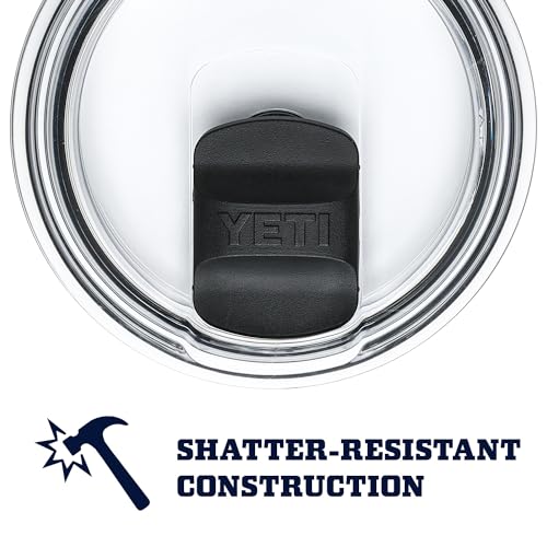 YETI Rambler Lowball, Vacuum Insulated Stainless Steel Stackable Lowball with MagSlider Lid, Stainless Steel, 10 oz (296 ml)