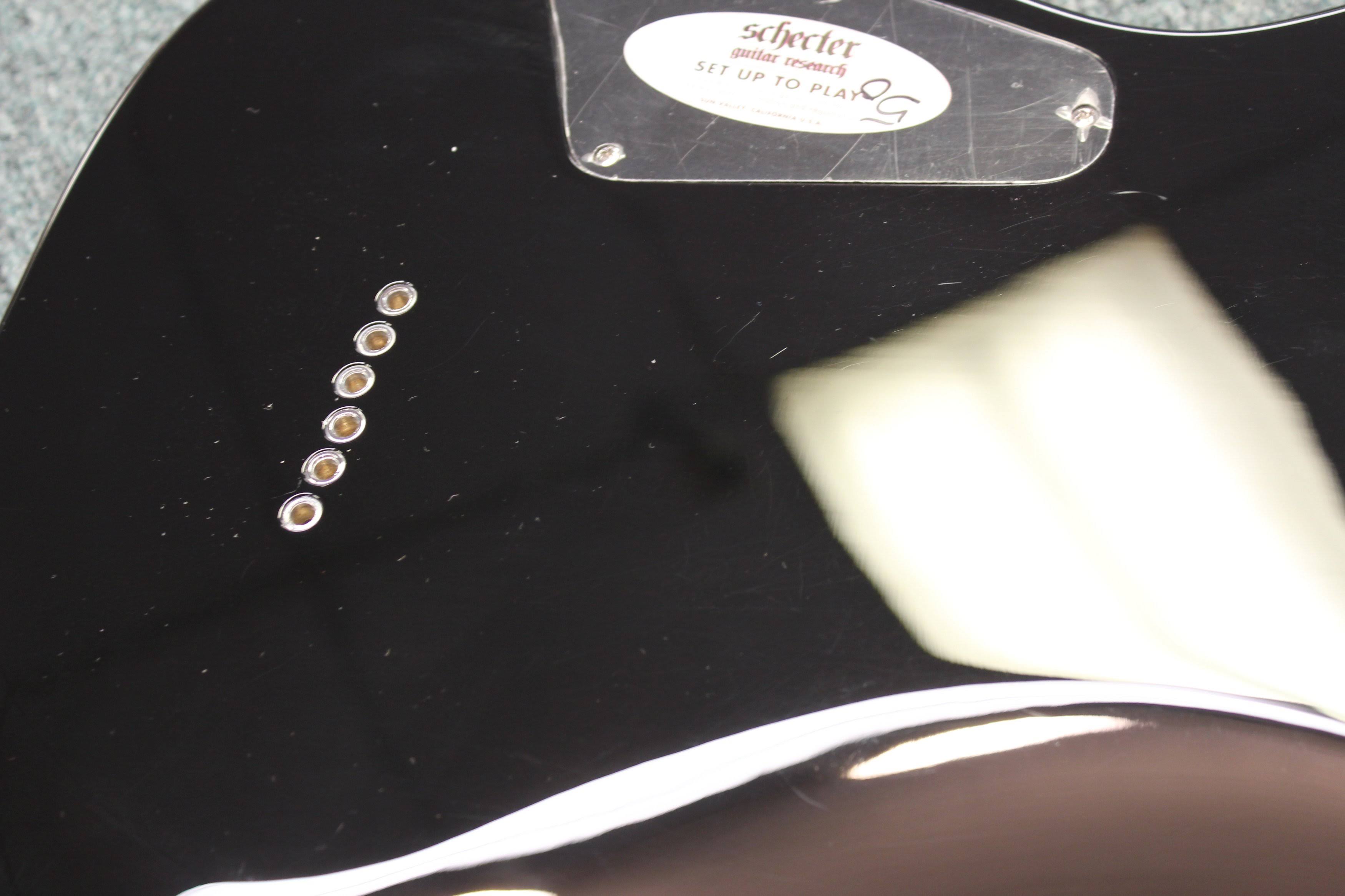 Schecter C-6 Plus Electric Guitar - Charcoal Burst