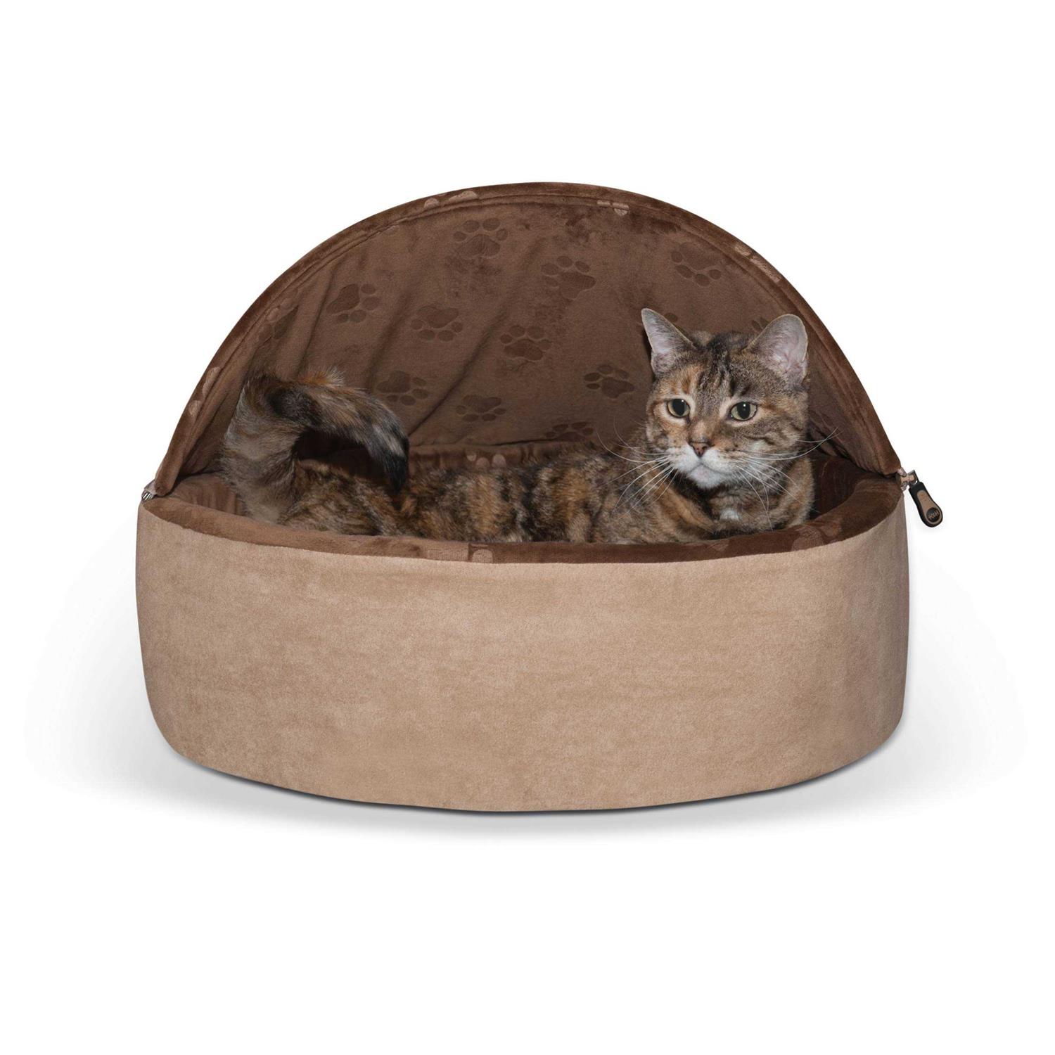 K&H Self-Warming Hooded Kitty Bed - Pet Supplies online store