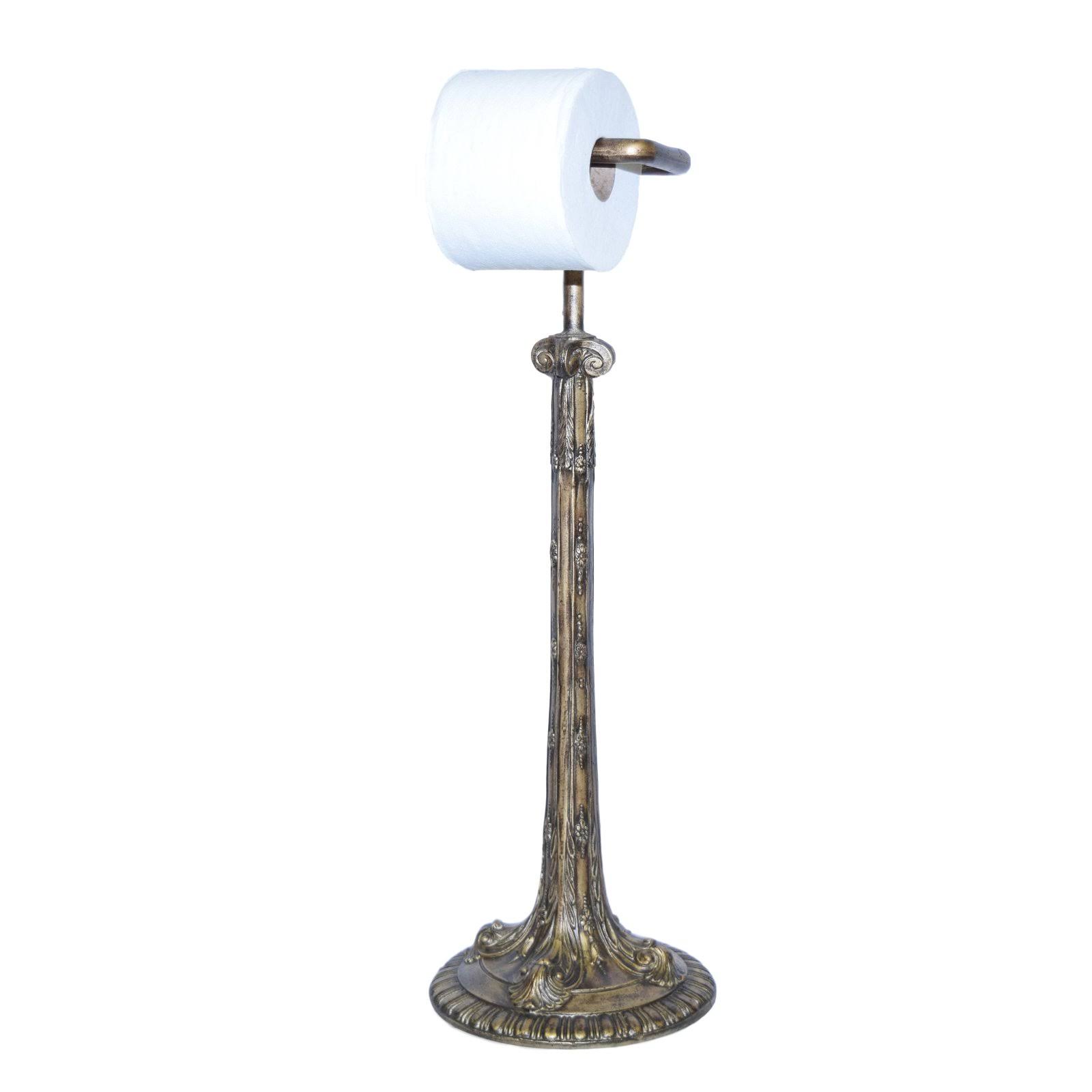 Hickory Manor House HM9812-NP Standing Acanthus Paper Toilet | Toilet Paper Holders