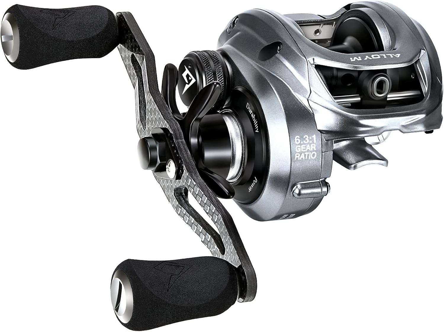 Piscifun Alloy M Baitcasting Reels - Aluminum Frame Baitcaster, Low Profile Baitcast Fishing Reels 22Lbs Max Drag, 6.3:1/7.5:1/8.4:1 Gear Ratio Freshwater Saltwater Casting Reels
