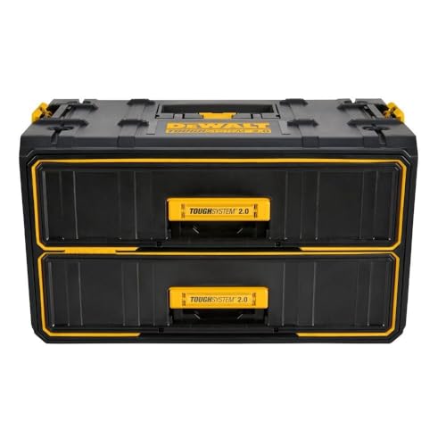 DEWALT ToughSystem Tool Box, 2.0 Two-Drawer, 21.8in. (DWST08320)