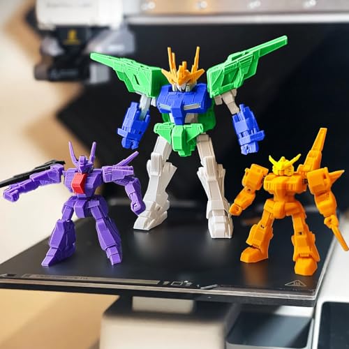 250g PLA Filament 1.75mm Bundle, SUNLU 3D Printer Filament Neatly Wound, Individually Vacuum Packed, 250g Spool, 8 Rolls, White+Red+Orange+Yellow+Green+Blue+Cyan+Purple