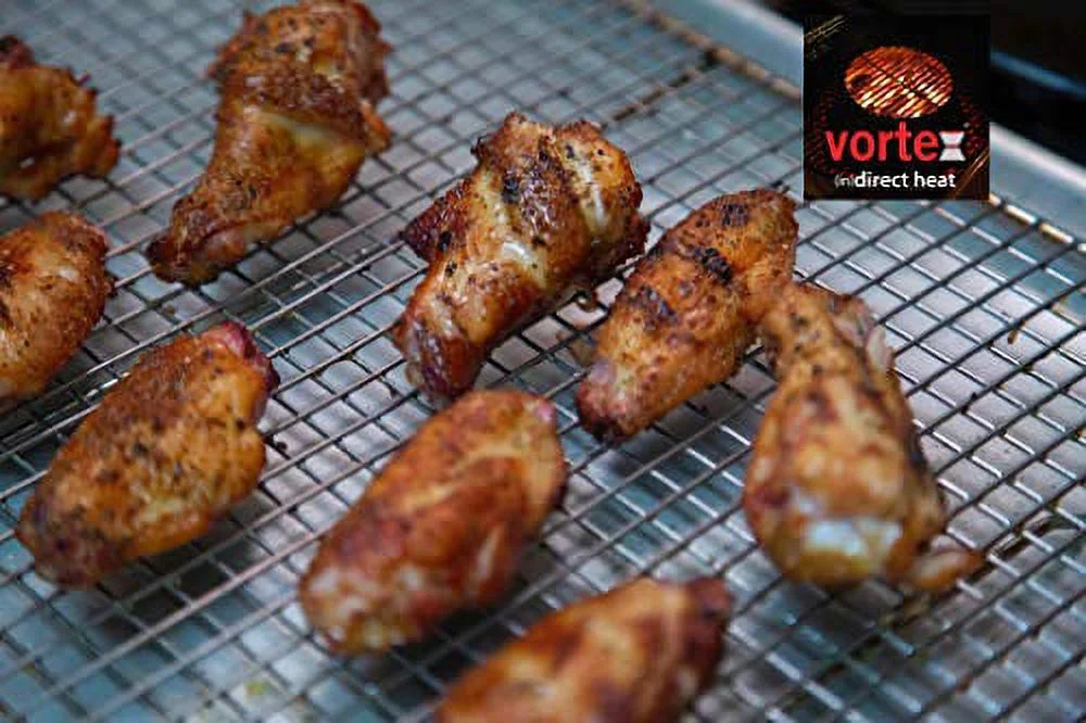 Mini BBQ Vortex™ BBQ (in)direct cooking Charcoal grill accessory - GENUINE USA