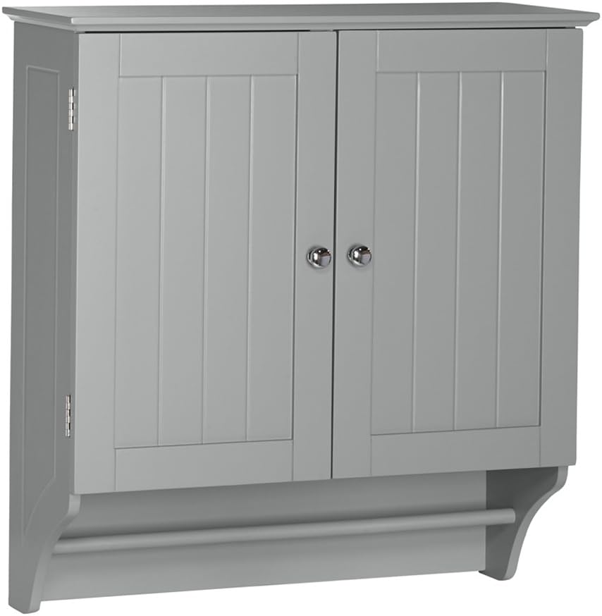 RiverRidge Ashland Collection Two-Door Wall, Gray Cabinet
