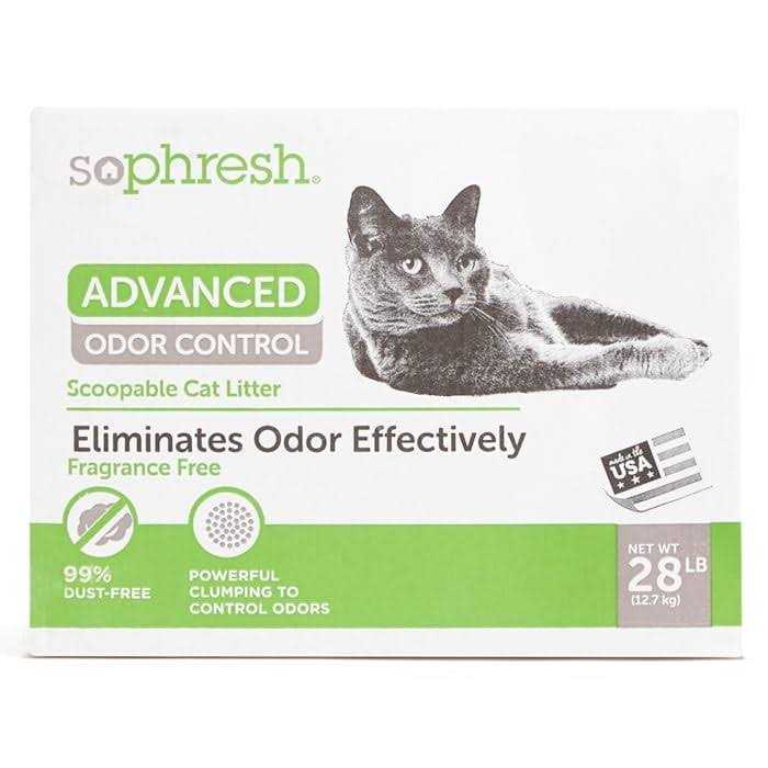 So Phresh Advanced Odor Control Scoopable Cat Litter - Pet Supplies online store