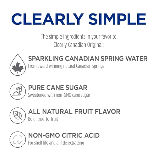 Clearly Canadian Mountain Blackberry Sparkling Water, 11 Fl Oz