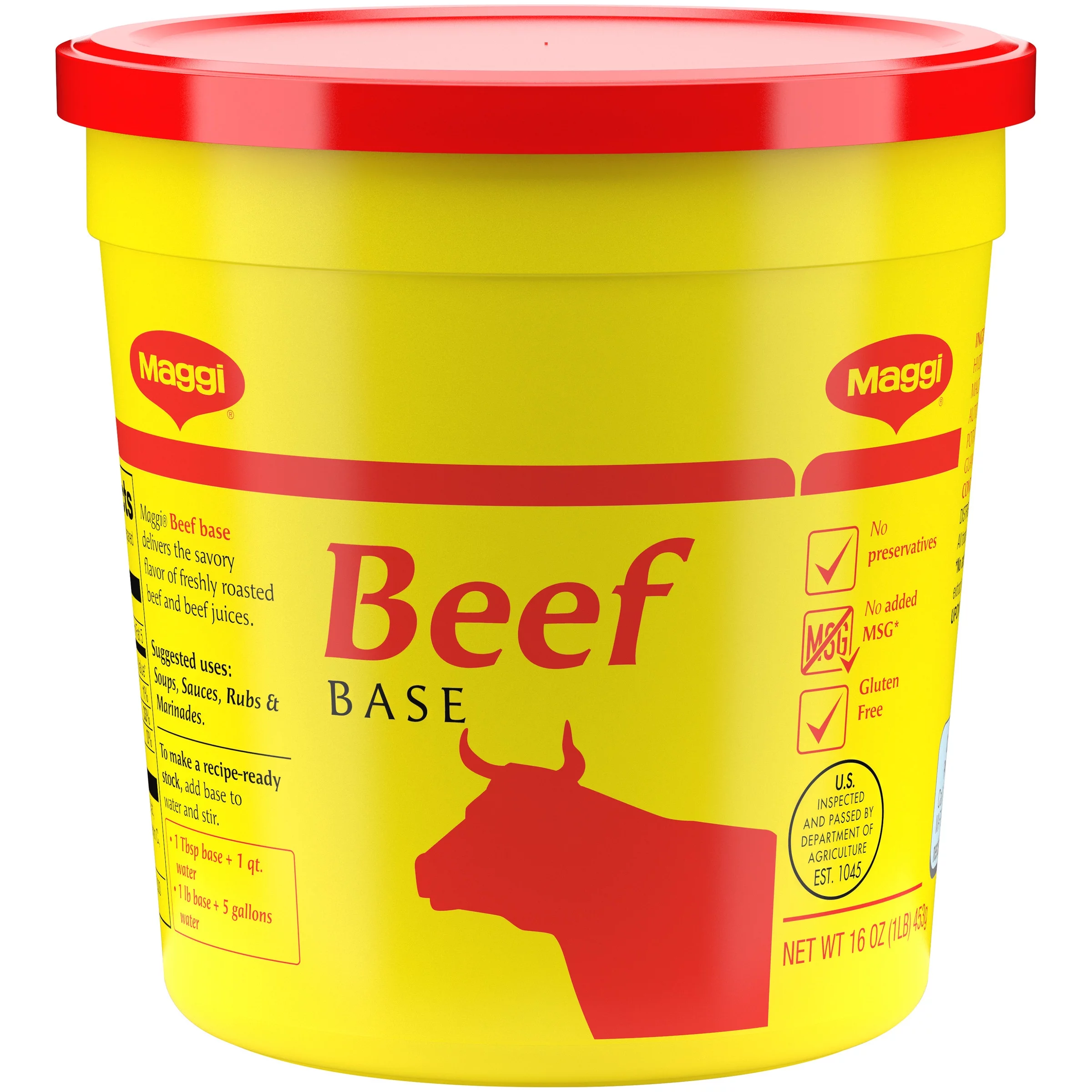 MAGGI Beef Base 16 oz. Tub