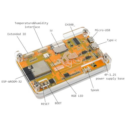 2.8inch ESP32-2432S028R Display with Acrylic case Resistive Touchscreen 240x320 TFT ILI9341 Driver LCD Module WiFi+BT ESP32 Development Board for Arduino IoT