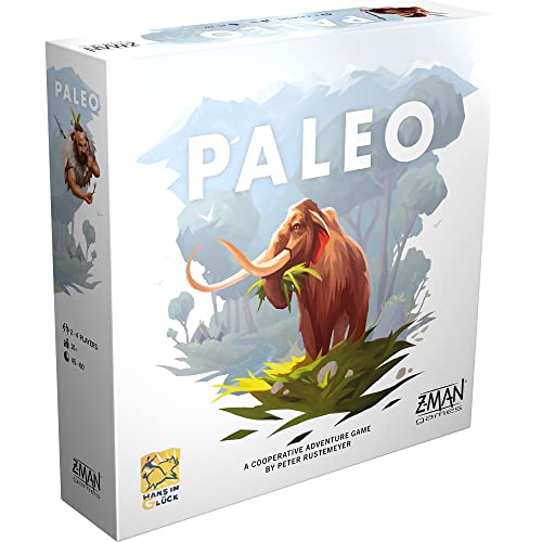 Paleo Board Game - A Cooperative Paleolithic Adventure for Strategy Enthusiasts! Cooperative Game, Fun Family Game for Kids & Adults, Ages 10+, 2-4 Players, 45-60 Minute Playtime, Made by Z-Man Games