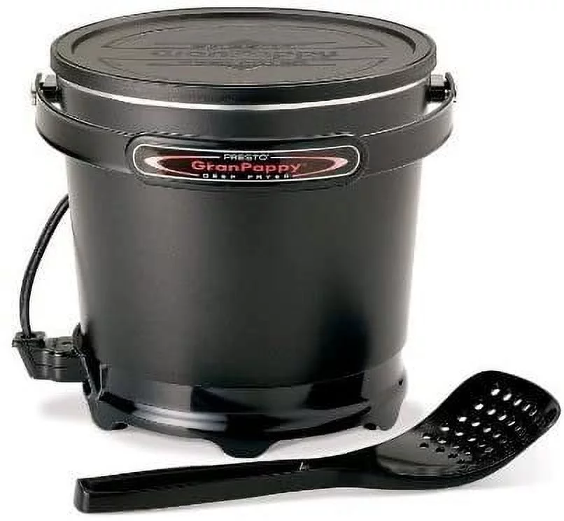 Gran Pappy Deep Fryer 1500 W Non-Stick Inside & Out Gray