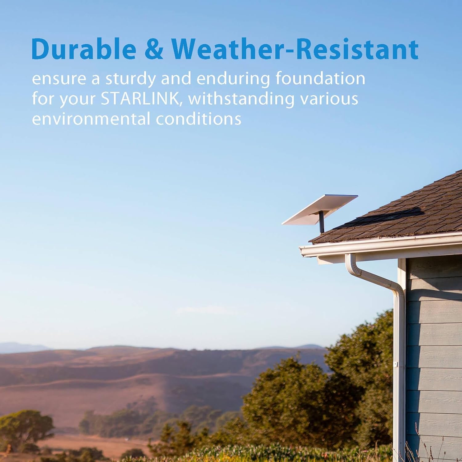 Starlink Gen 3 Pipe Adapter, Pole Mount for Starlink Gen 3 Standard Dish, Starlink Accessories V3 Mounting Kit for Star Link Kickstand Dishy