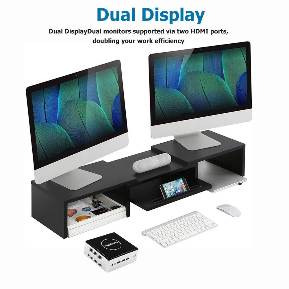 Maxtang Ryzen R1305G, Win10 Mini Pc Gaming Computer, 8G DDR4 512G M.2 NVMe SSD, HD Graphics 4K Dual Output Gigabit Etherent WiFi Bluetooth, MTN-FP50