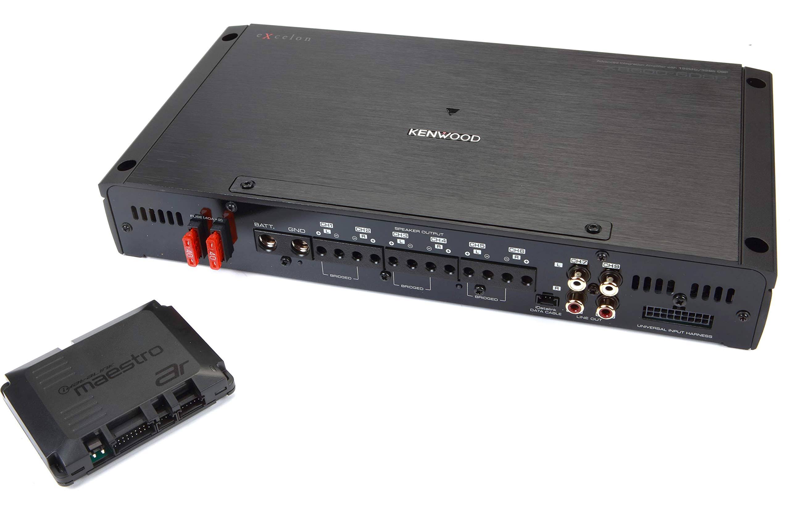 Kenwood Excelon P-xr600-6dsp 6-Channel Car Amplifier and Maestro AR Interface