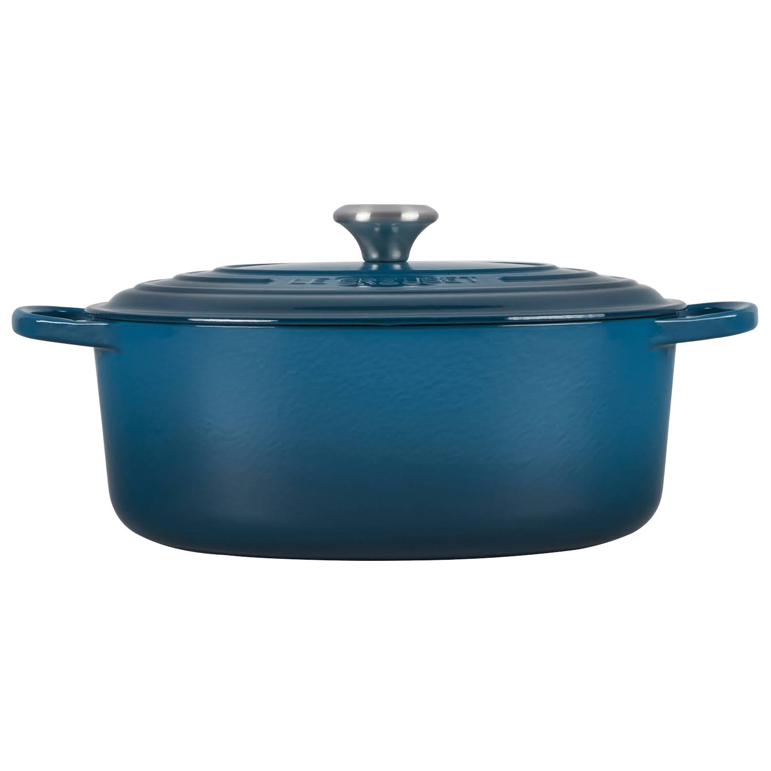 Le Creuset Signature Cast Iron 5-Quart Deep Teal Oval Dutch Oven