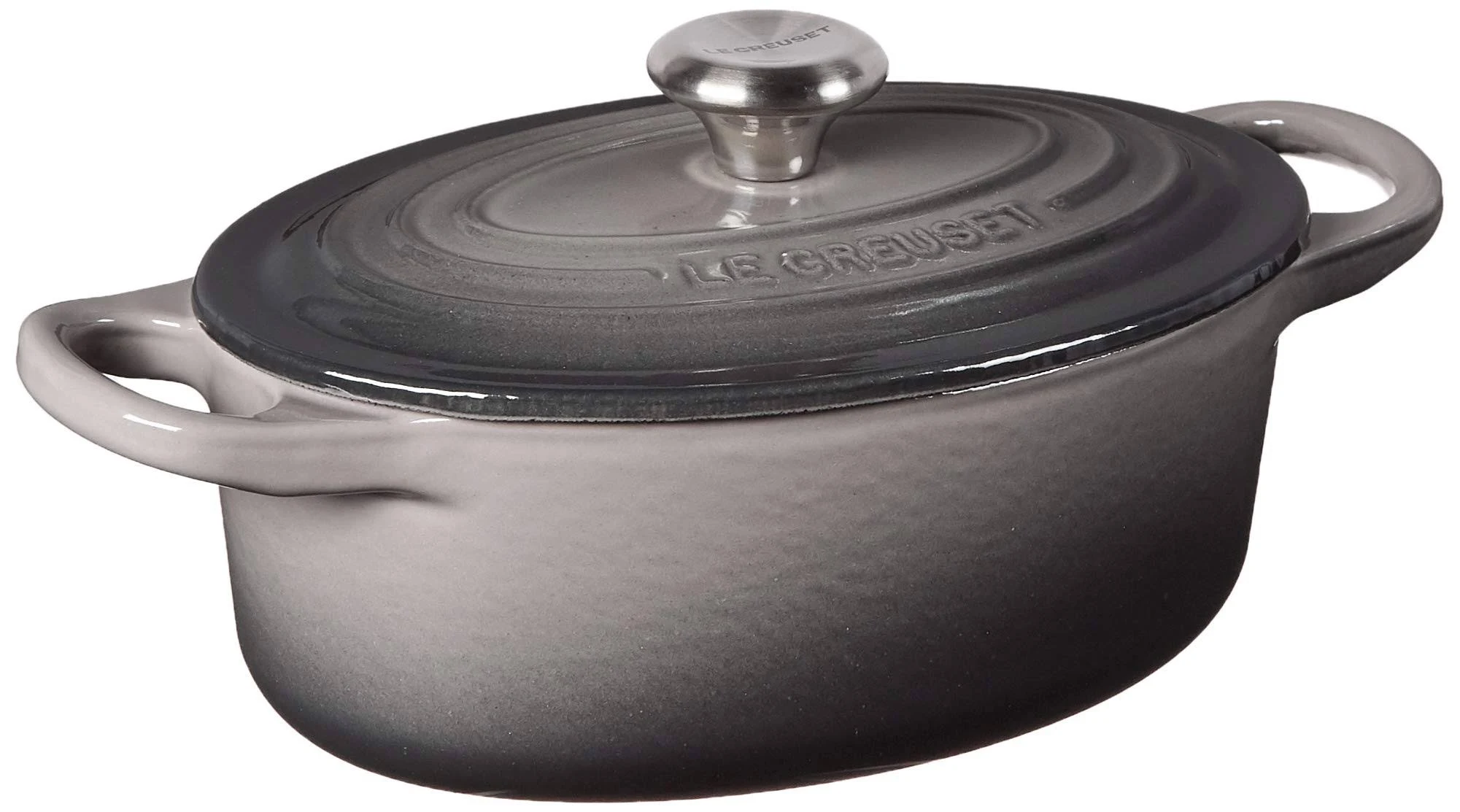 Le Creuset Signature Cast Iron 1-Quart Oyster Oval Dutch Oven