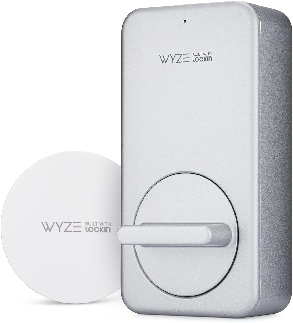 Wyze Lock WiFi & Bluetooth Enabled Smart Door Lock, Wireless & Keyless Entry, works with Amazon Alexa & Google Assistant, Fits on Most Deadbolts, Includes Wyze Gateway - A Certified for Humans Device