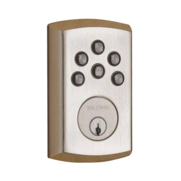 Baldwin 8285.AC3 Soho Electronic Keypad Single Cylinder Deadbolt with Z-Wave Technology - Polished Chrome