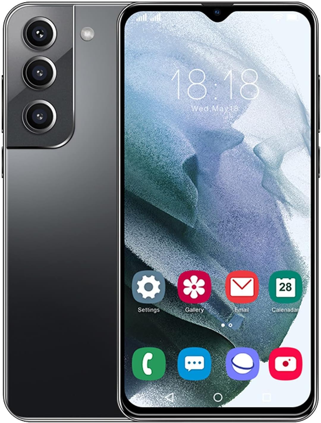 Firzero 2022 New Unlocked Smartphone, Android 10.0 Unlocked Cell Phones 1+8GB 6.3 Inch Mobile Cell Phone HD Camera Touch Screen Dual SIM Cellphone 5G Smart Phone for Father Childrens Gift (Gold) Pack of 2