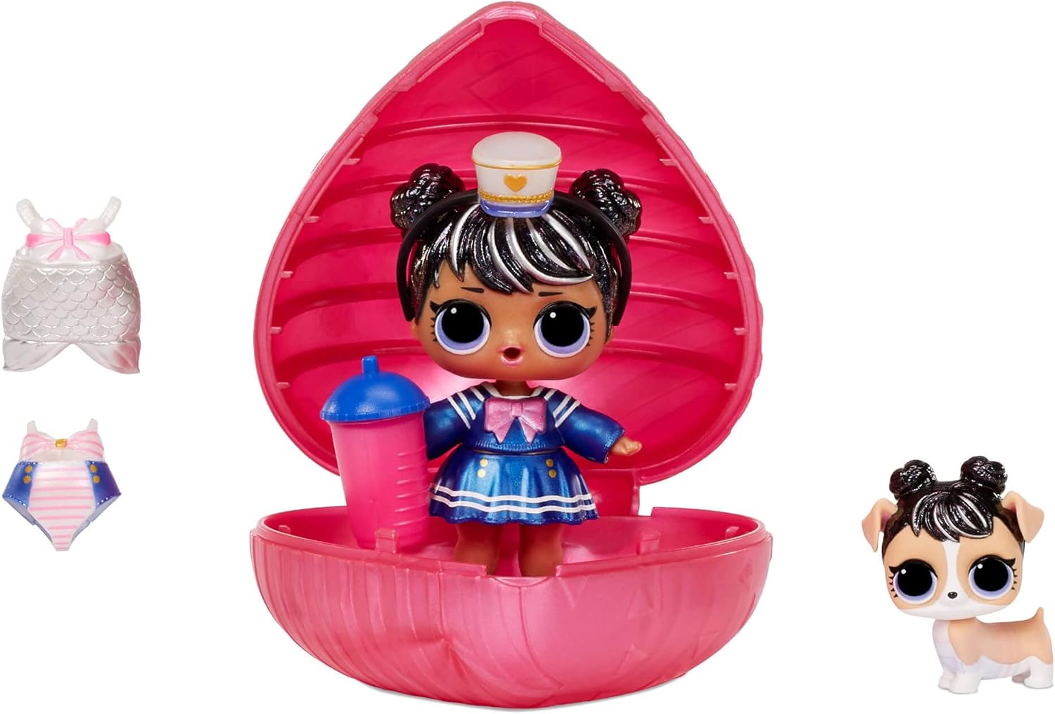 L.O.L. Surprise! LOL Surprise Color Change Bubbly Surprise (Pink) with Exclusive Doll & Pet Collectible Including 6 More Surprises in Playset- Gift for Kids, Toys for Girls Age 4 5 6 7+ Years Old