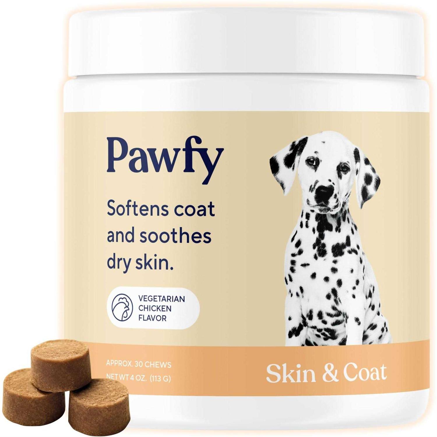 Pawfy Skin & Coat Soft Chews - Pet Supplies online store