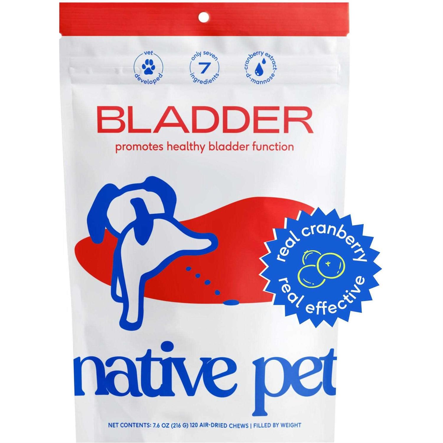 Native Pet Air Dried Dog Chews Bladder - Pet Supplies online store