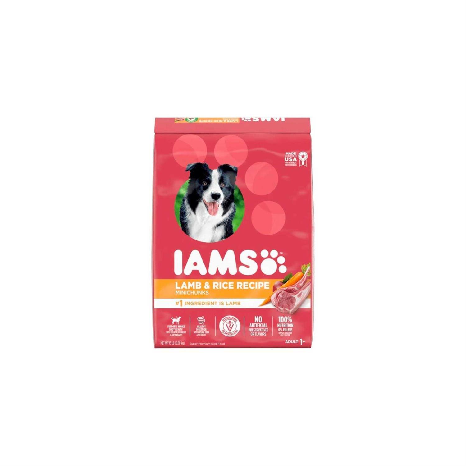 Iams Proactive Health Adult Dry Dog Food Lamb Rice - Pet Supplies online store