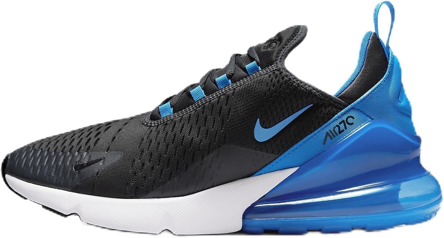 Nike Air Max 270 Men's Shoes (AH8050-028, Anthracite/Photo Blue-Black-White) Size 11
