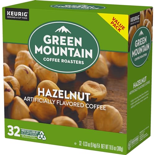 Green Mountain Coffee Roasters Hazelnut Coffee, Keurig Single-Serve K-Cup pods, Light Roast, 96 Count