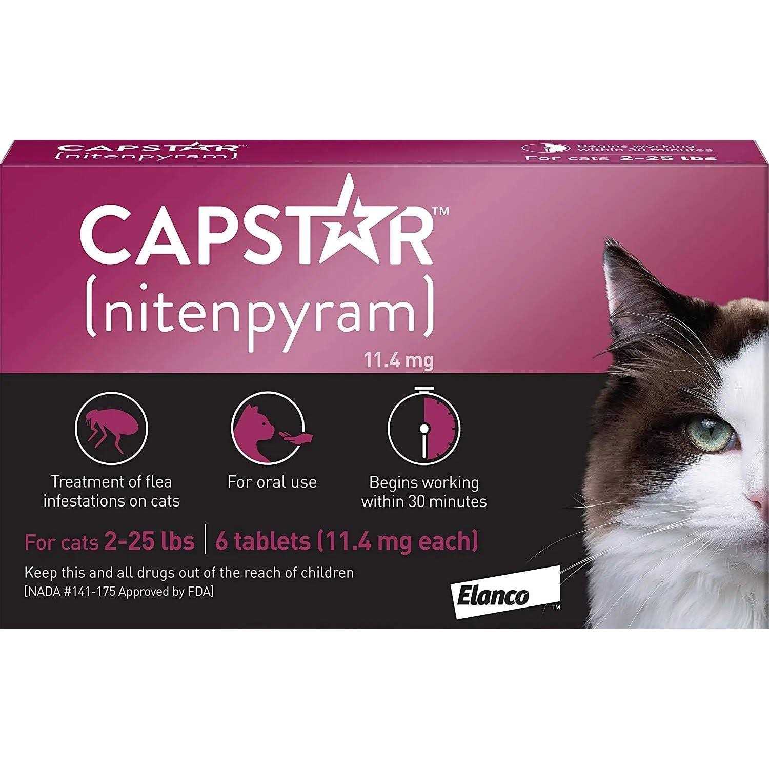Capstar Flea Tablets for Cats 2-25 lbs - Pet Supplies online store
