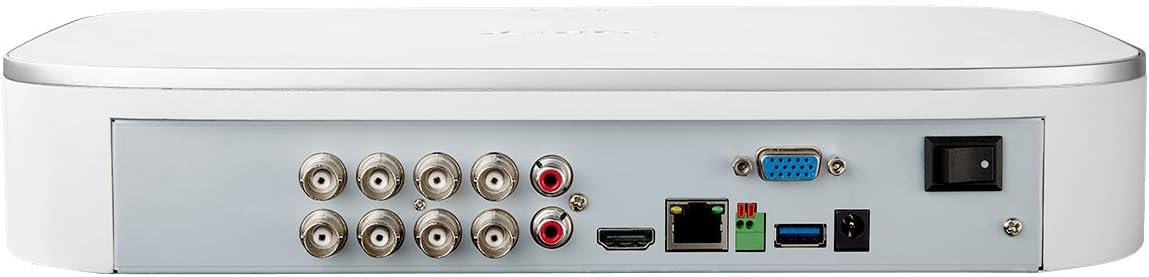 Lorex 4K Security Camera System, Wired DVR, Ultra HD Indoor/Outdoor Bullet Cameras with Motion Detection, Color Night Vision & Smart Home Compatibility, 2TB 8 Channel DVR, 4 Cameras