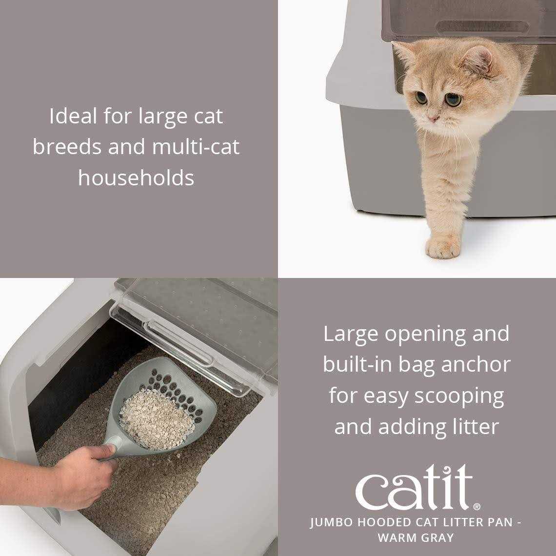 Catit Hooded Cat Litter Pan - Pet Supplies online store