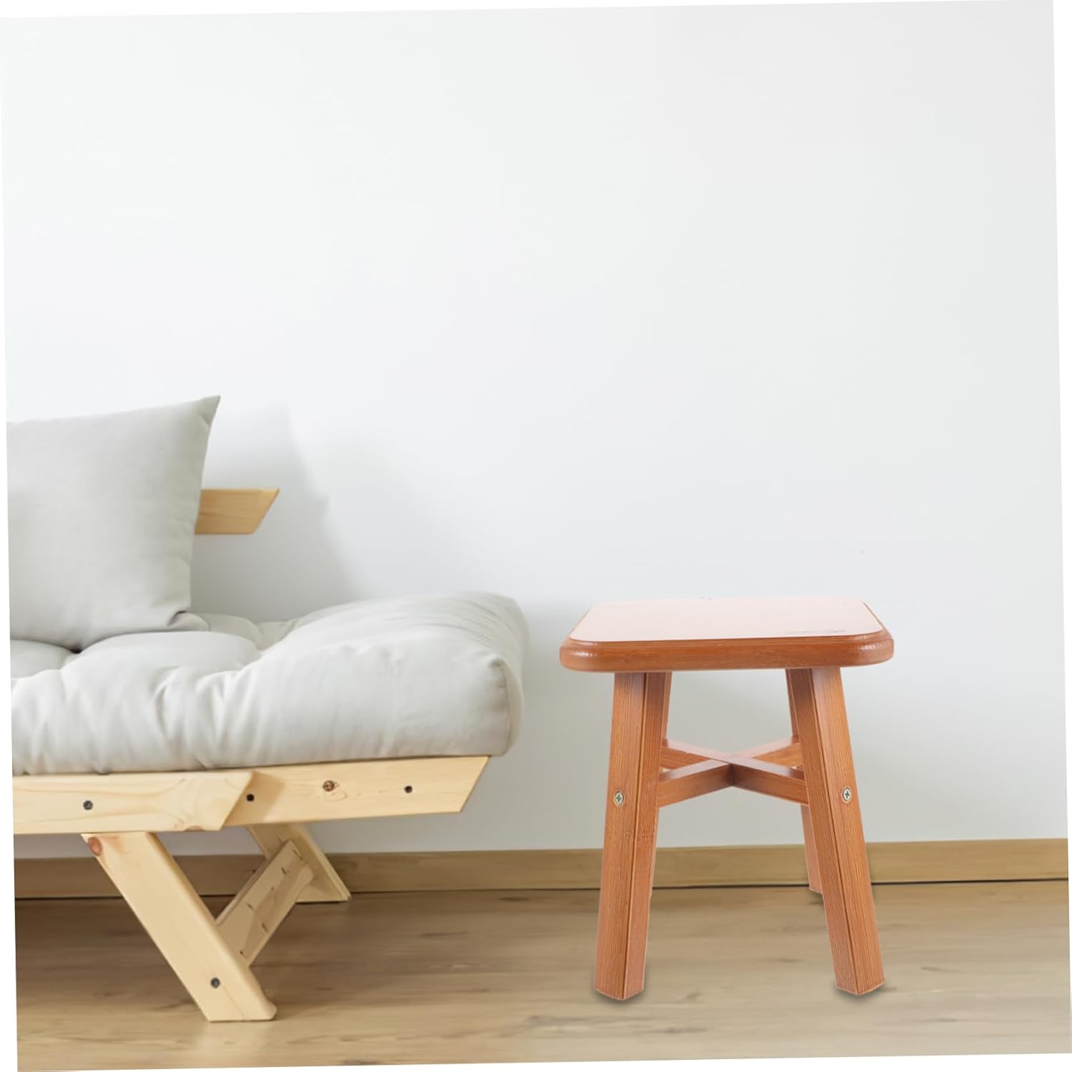 Stool for Home Small Stools to Sit on Step Stool Indoor Stool Wood Stool Shoe Changing Stool Sitting Stool Wooden Stool Stools for Bedroom Short Stool Stepping Stool Outdoor Stool