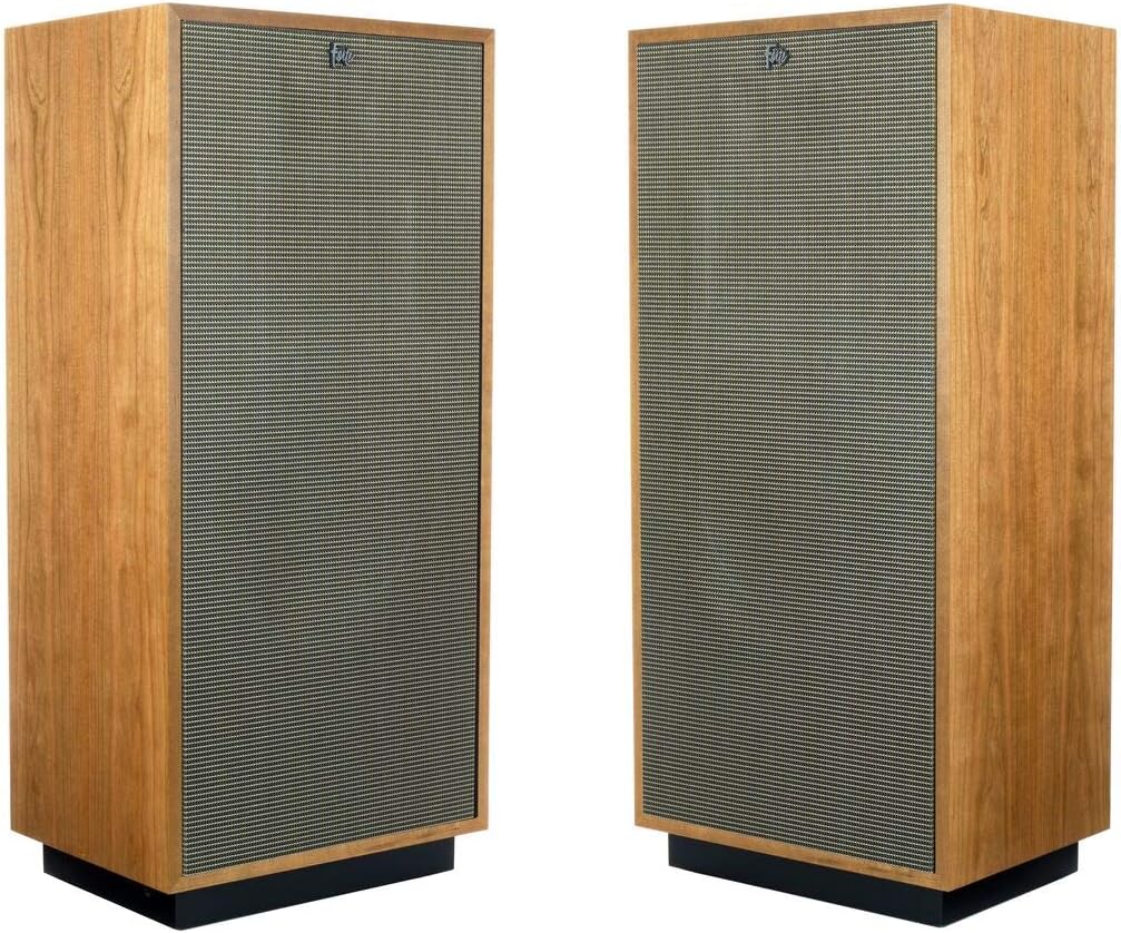 Klipsch Forte IV Heritage Premium Floorstanding Horn-Loaded Speakers Natural Cherry