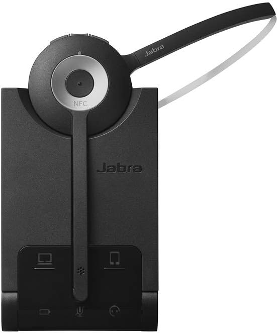 Jabra PRO 930 MS Mono Lync Optimized Wireless Headset for Softphone , Black , Mono Speaker