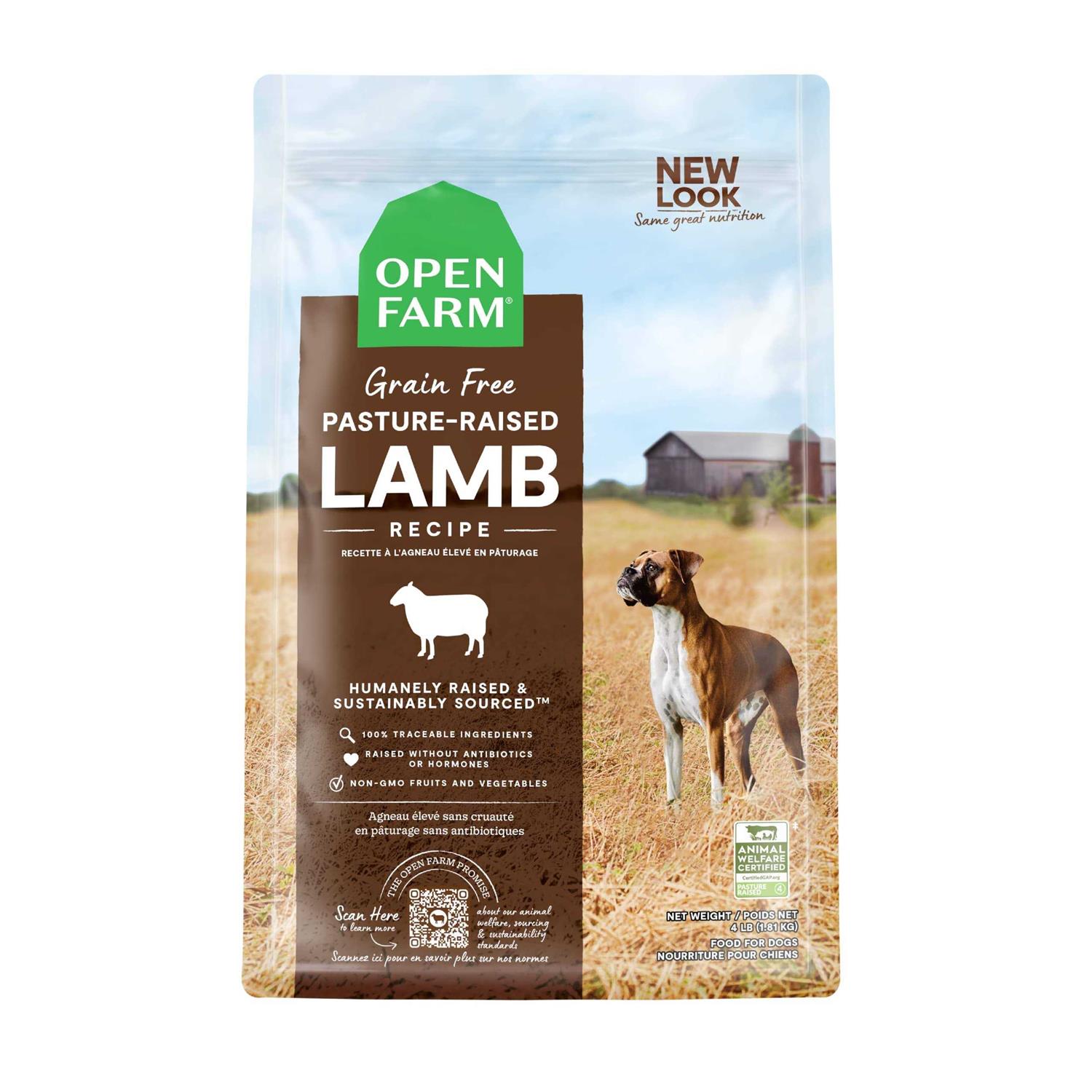 Open Farm Grain-Free Pasture Raised Lamb Dry Dog Food - Pet Supplies online store