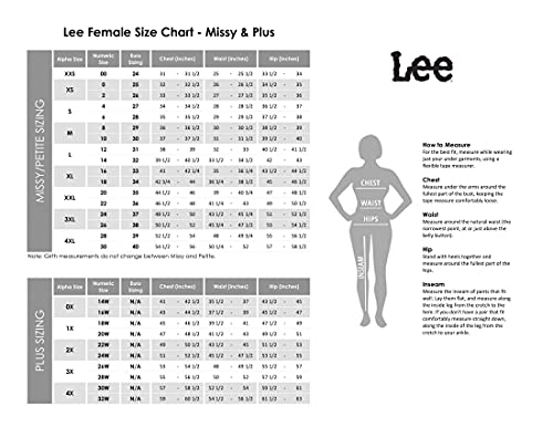 Lee Women's Petite Flex Motion Regular Fit Straight Leg Pant