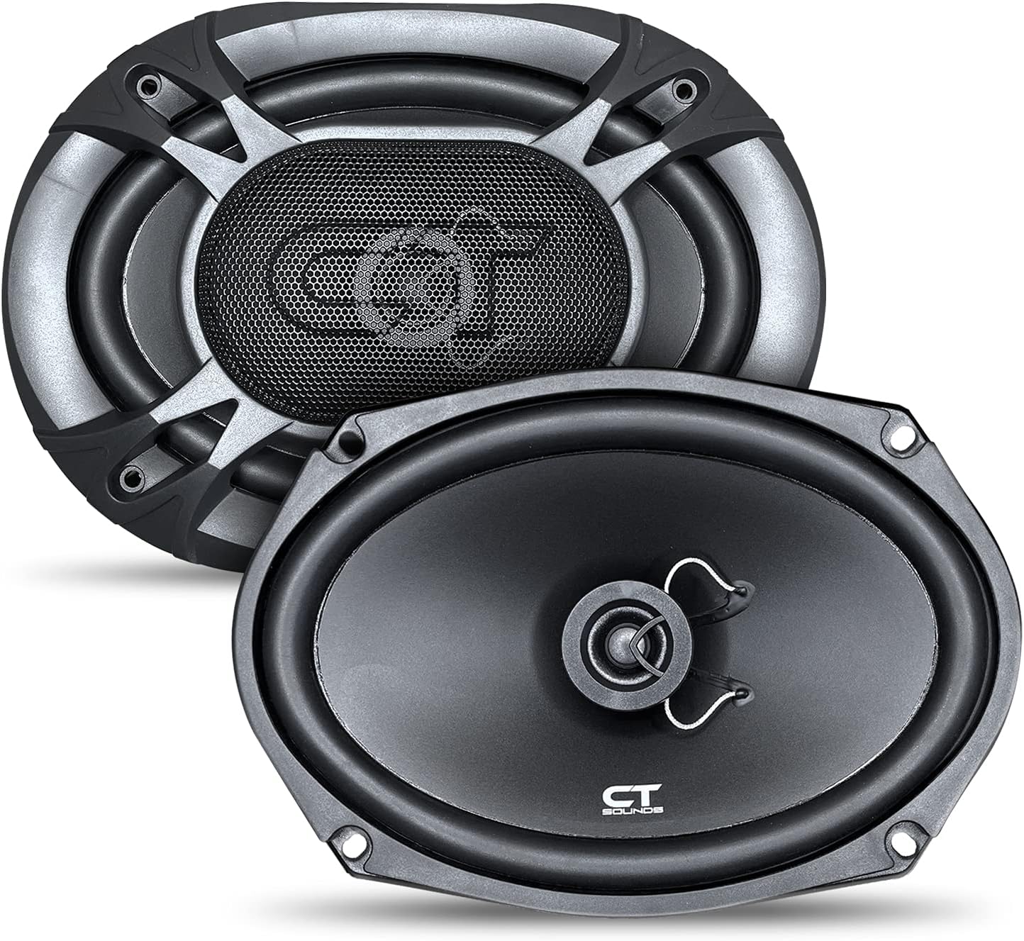 CT Sounds BIO-6X9-COX 6x9 Inch Coaxial Car Speakers, 200 Watts Max, Pair