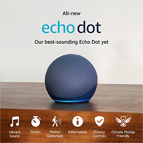 Like-New Echo Dot (5th Gen, 2022 release) | With bigger vibrant sound, helpful routines and Alexa | Glacier White