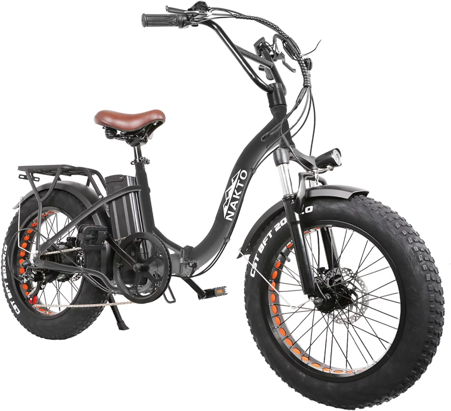 Electric Bike 19MPH Electric Bicycles for Adults Electric with 500W 48V/12Ah Removable Battery 20