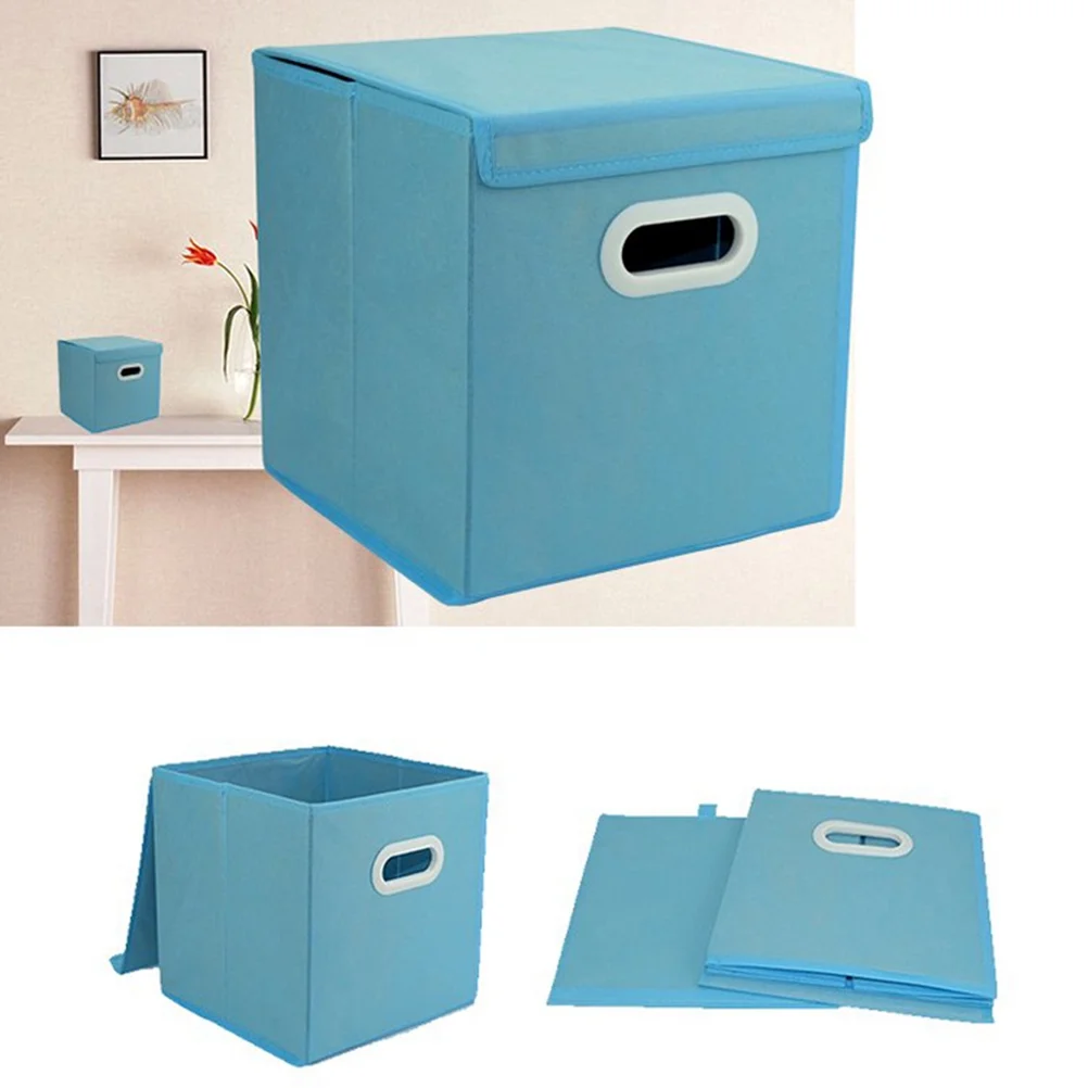 Strong Structure Storage Bin Splash-proof Storage Bin 28.00X28.00X28.00CM Blue