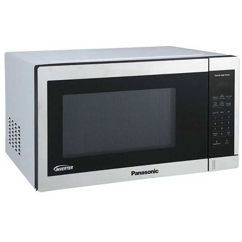 Restored Panasonic NN-SC668S Countertop Microwave Oven With Inverter Technology|1.3 Cu. Ft.|1200 Watts|Stainless Steel|Refurbished (Refurbished)